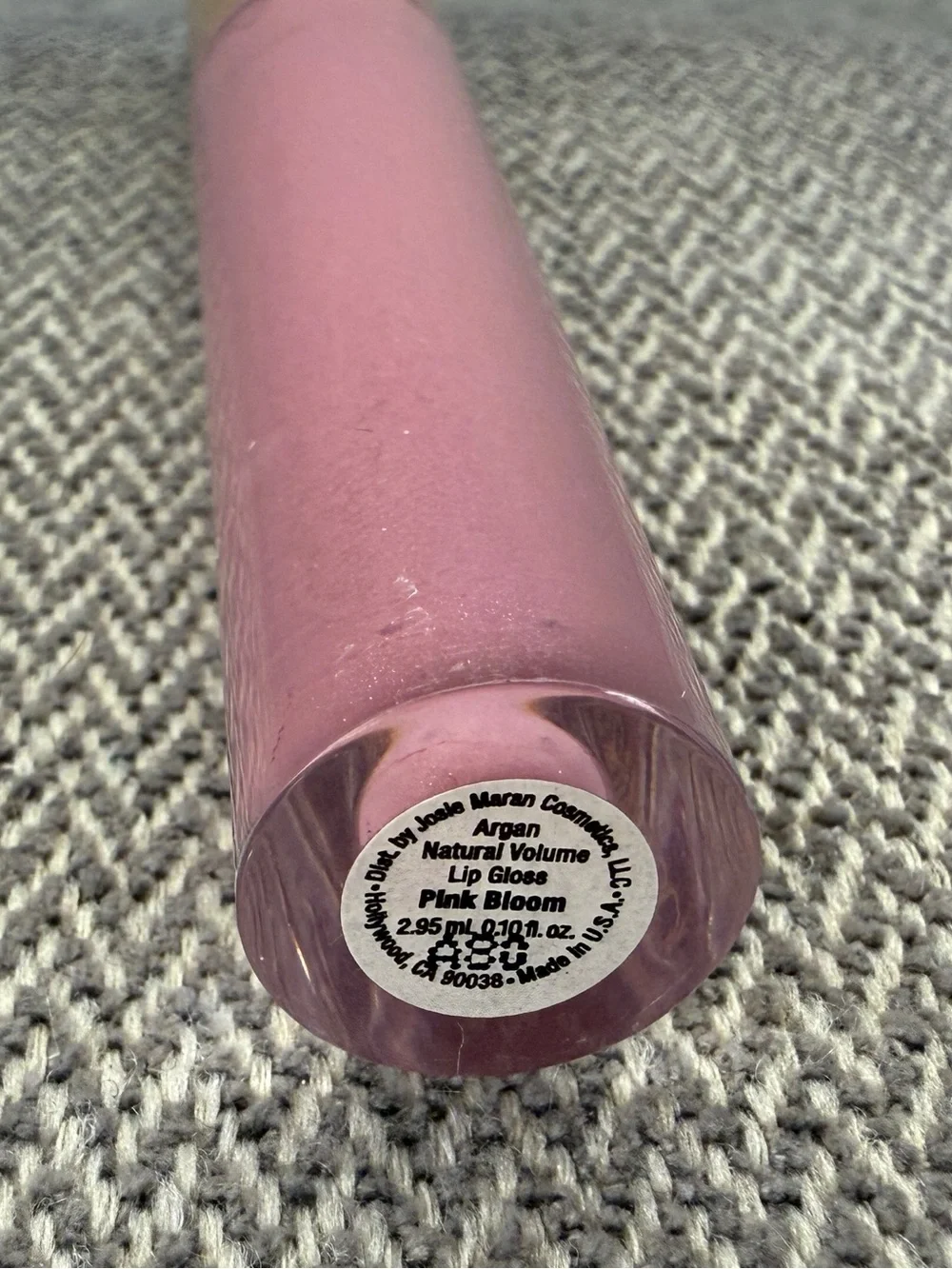 Josie Maran Lip Gloss in Pink Bloom, Argan Natural Volume